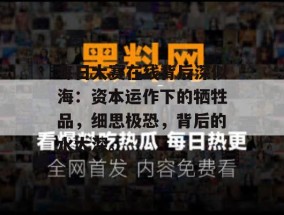 每日大赛在线背后深似海：资本运作下的牺牲品，细思极恐，背后的水太深。